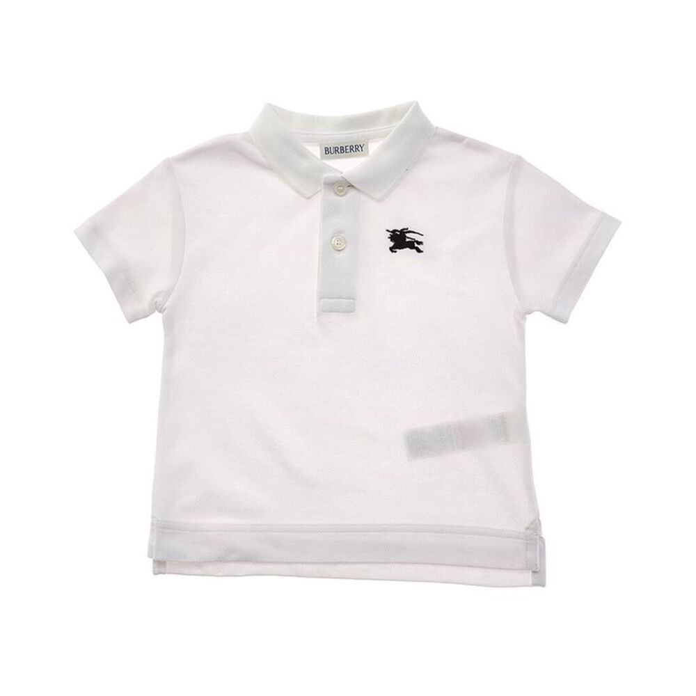 Burberry Girls  Polo Shirt, White